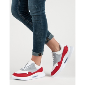 Scarpe sportive casual bianco multicolore 2