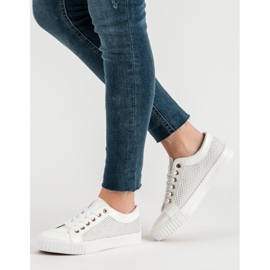Muto Sneakers Bianche Con Rete bianca 2