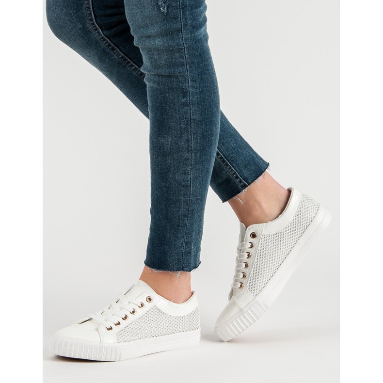 Muto Sneakers Bianche Con Rete bianca 2