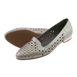 M.Daszyński Lordsy scarpe eleganti da donna SA151 beige 5