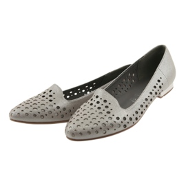 M.Daszyński Lordsy scarpe eleganti da donna SA151 beige 3