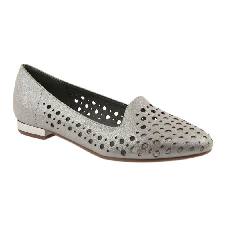 M.Daszyński Lordsy scarpe eleganti da donna SA151 beige 1