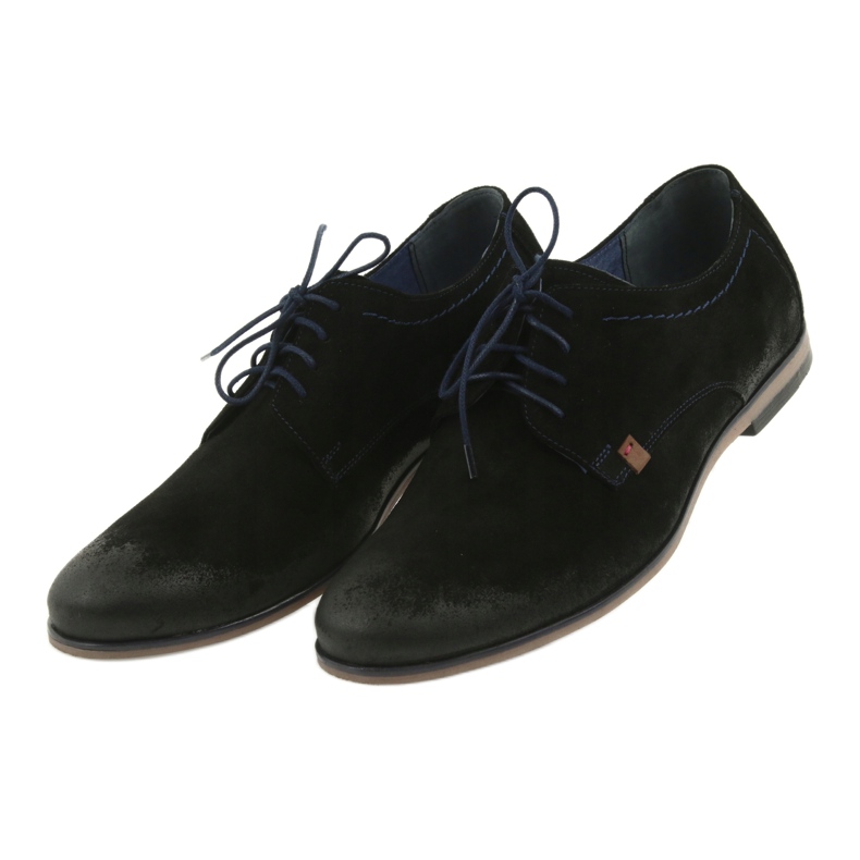 Nikopol Scarpe da uomo in pelle scamosciata 1709 nero 3