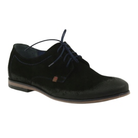 Nikopol Scarpe da uomo in pelle scamosciata 1709 nero 1
