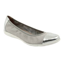 Ballerine donna Caprice 22152 grigio 1