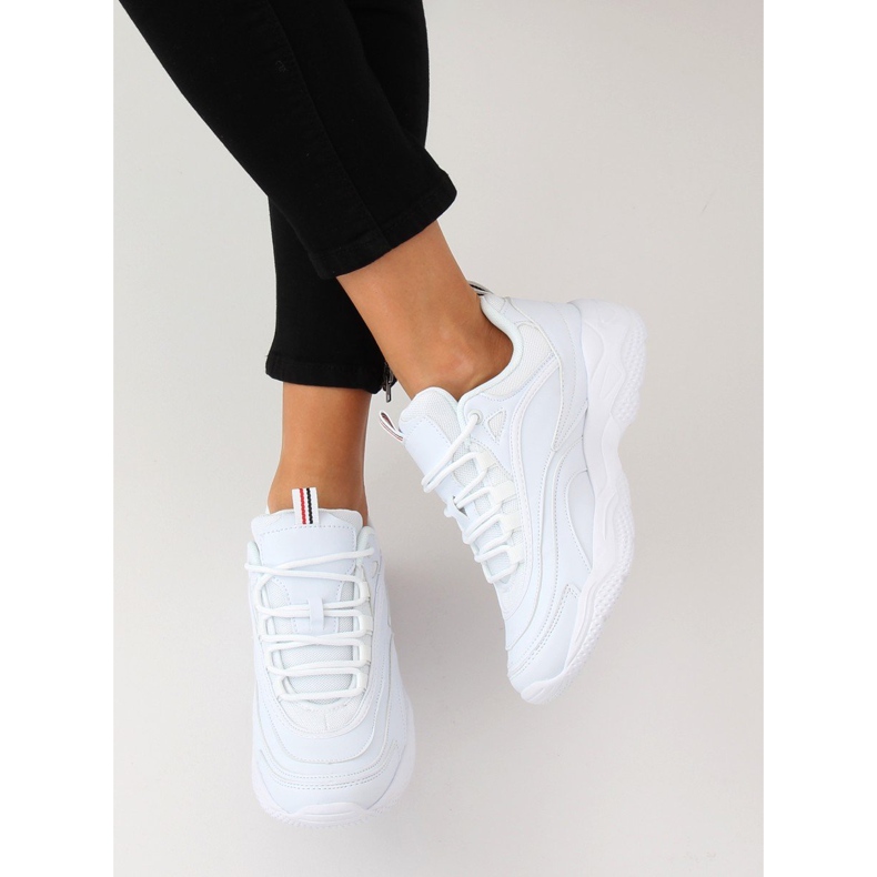 Scarpe sportive bianche YD05P-2 Bianco bianca 2