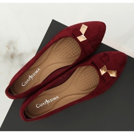 Ballerine bordeaux da donna JM3550J Burdeo rosso 1