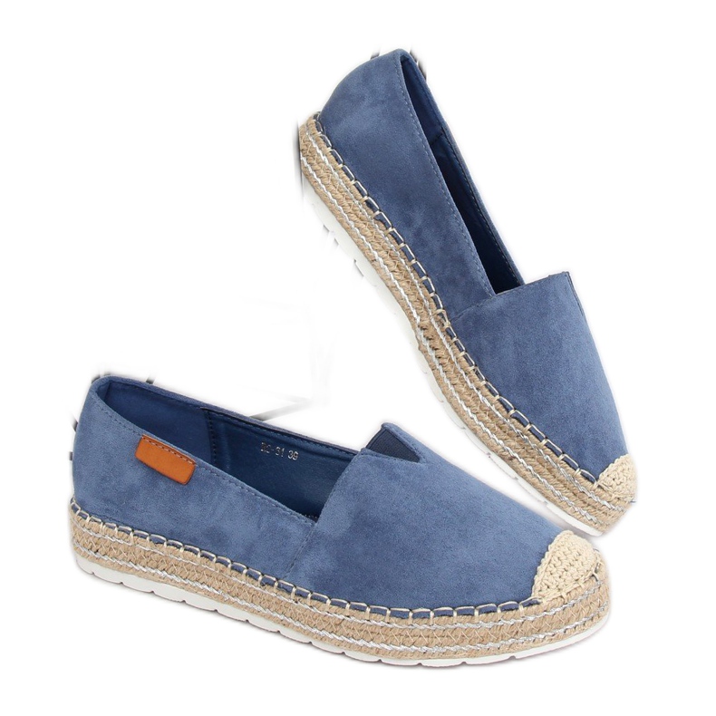 RC-61 Espadrillas blu scamosciato blu 2