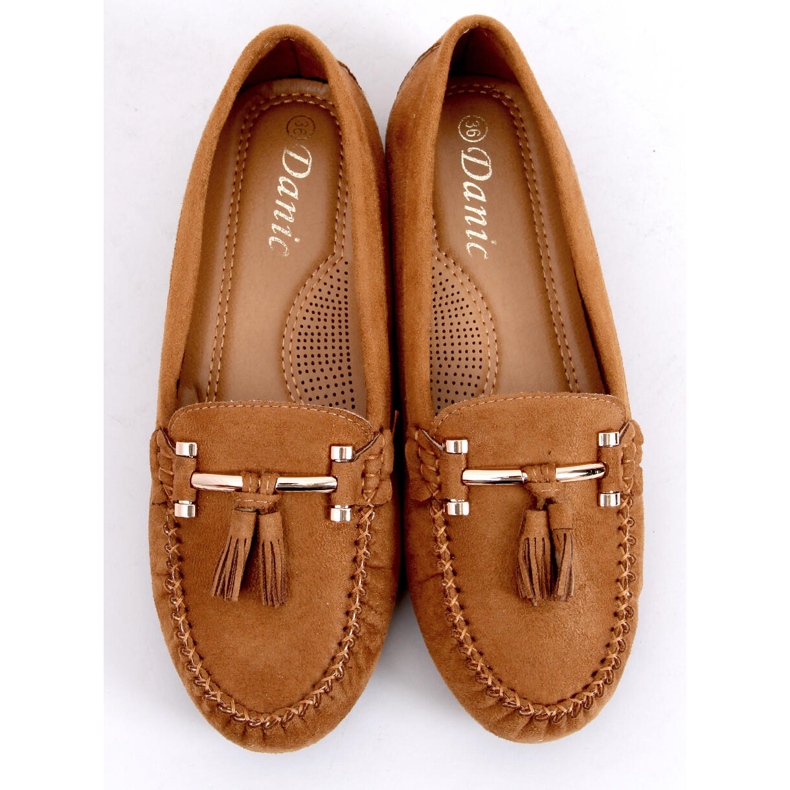 Mocassini donna cammello L7183 Camel marrone 1