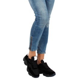 Nero E-102 Scarpe sportive nere 1