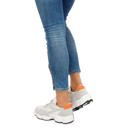 Scarpe sportive bianche E-102 bianche bianco 1