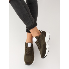 Scarpe sportive verdi E-102 Army Green verde 2