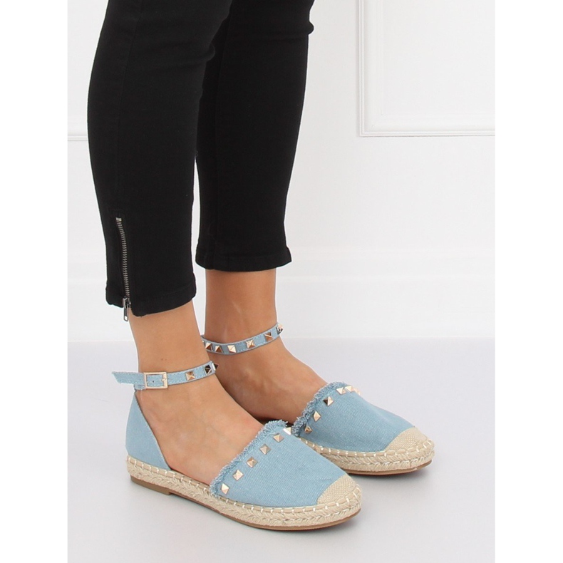 Espadrillas in denim blu CH-1K211 L.BLUE 1