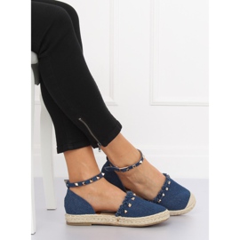 Espadrillas in denim blu CH-1K211 Blu blu navy 1
