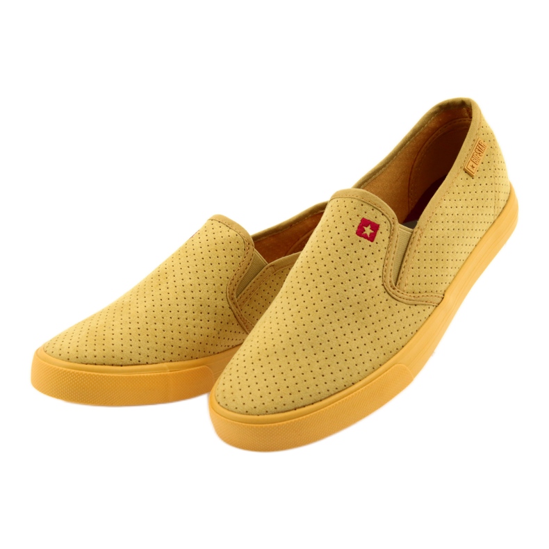 Sneakers slip-on da donna Big Star 274889 giallo 3