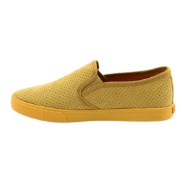 Sneakers slip-on da donna Big Star 274889 giallo 2