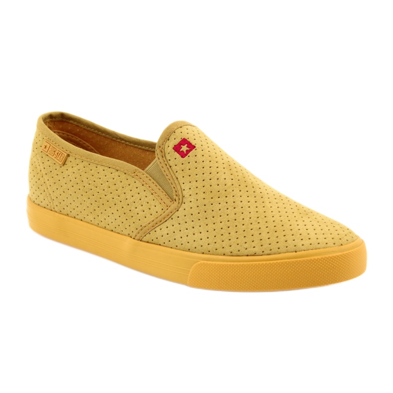 Sneakers slip-on da donna Big Star 274889 giallo 1