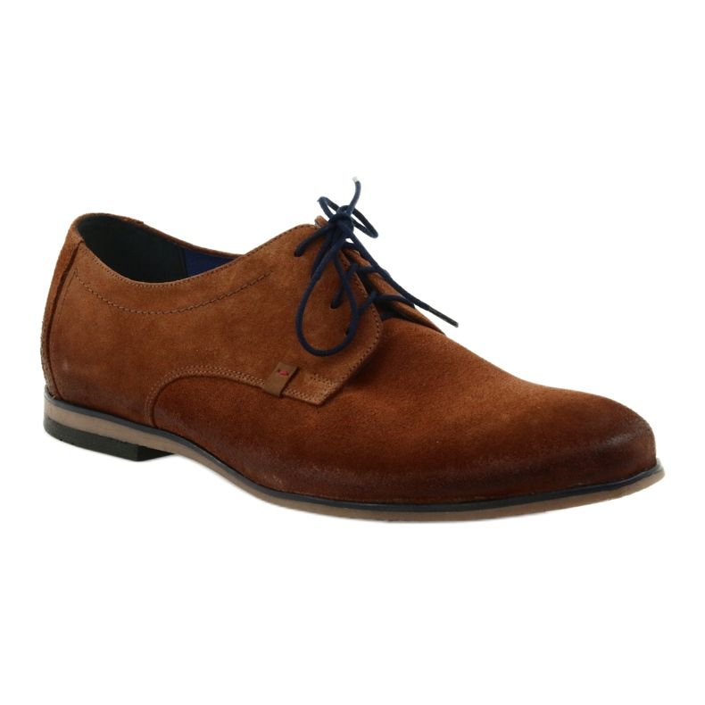 Nikopol Scarpe in pelle da uomo in pelle scamosciata 1709 cammello beige 1