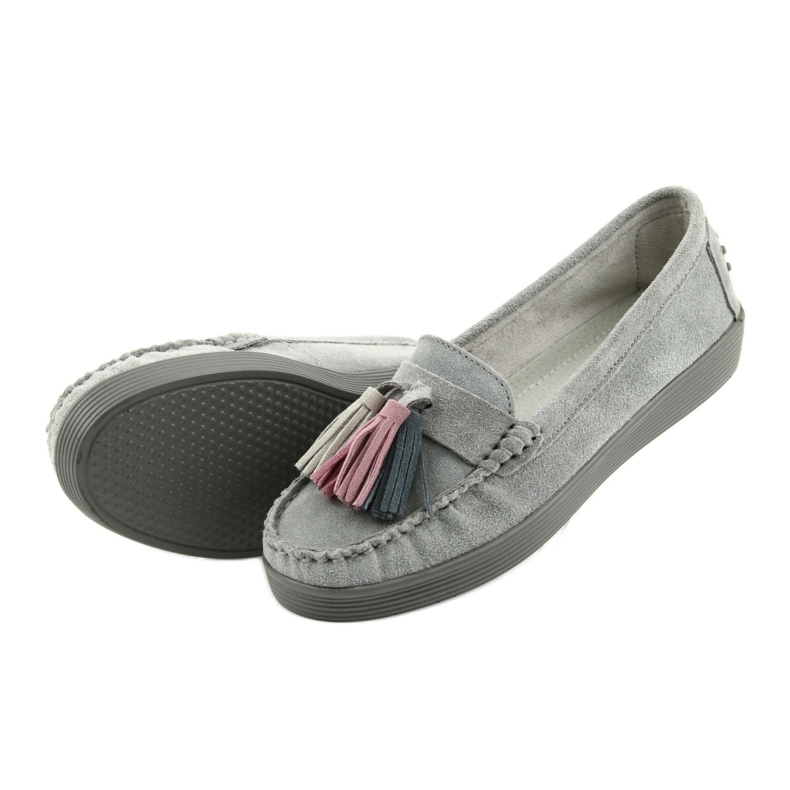 Mocassini in camoscio grigio da donna Filippo 661 5