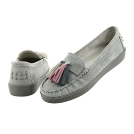 Mocassini in camoscio grigio da donna Filippo 661 4