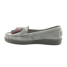 Mocassini in camoscio grigio da donna Filippo 661 2