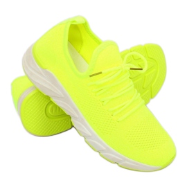 Giallo 7766-Y Scarpe sportive gialle 1