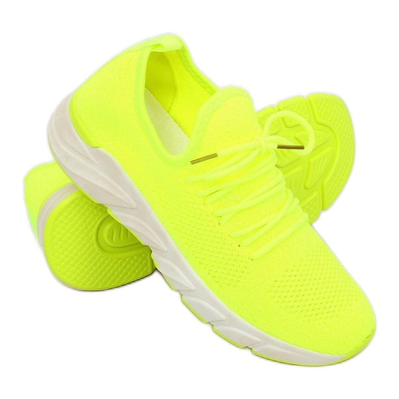 Giallo 7766-Y Scarpe sportive gialle 1