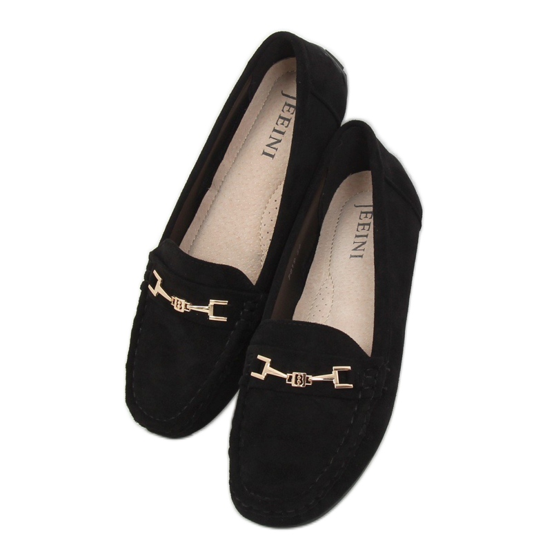Nero Mocassini neri da donna R819 Black 1