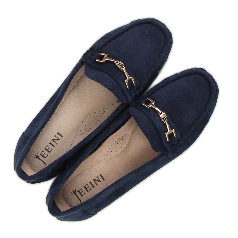 Mocassini da donna blu navy R819 Navy 1