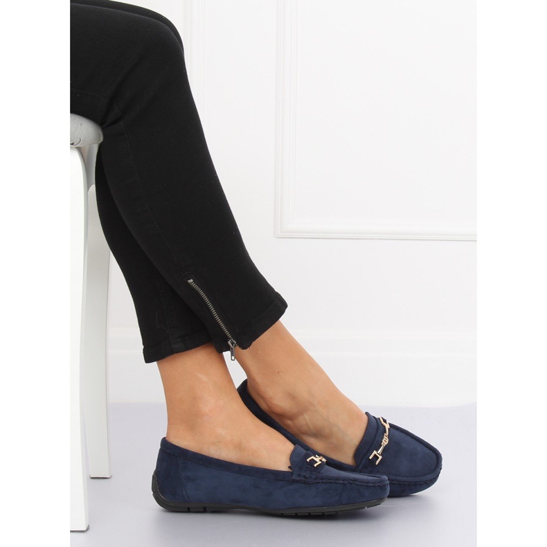 Mocassini da donna blu navy R819 Navy 2