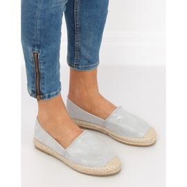 Espadrillas grigie da donna 665-3 Grey grigio 1
