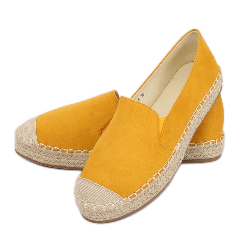 Espadrillas gialle da donna 180-5 Giallo 2