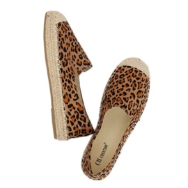 Espadrillas da donna leopardate 180-5 Leopard marrone multicolore 1