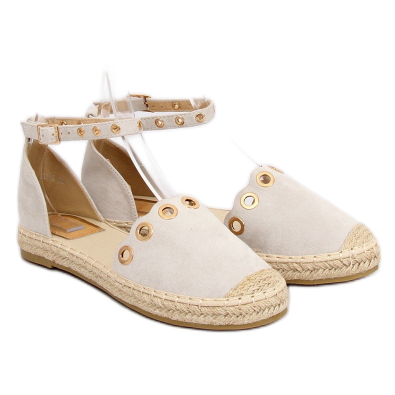 Espadrillas con cinturino grigio LX170 Grey 1