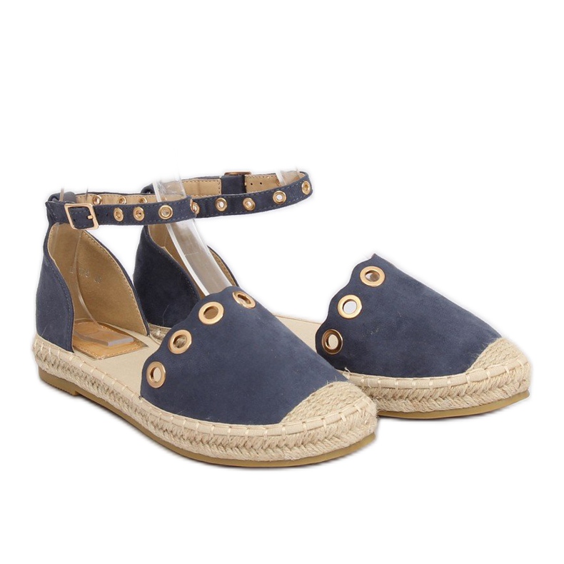 Espadrillas con cinturino LX170 Blu blu navy 1