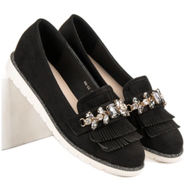 Lucky Shoes Mocassini Con Ornamenti nero 1