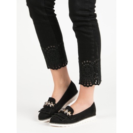 Lucky Shoes Mocassini Con Ornamenti nero 2