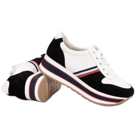 Seastar Scarpe da ginnastica alla moda bianco nero multicolore 2