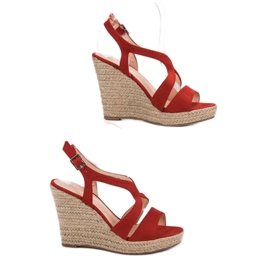 Espadrillas su sandali Kotrurnie rosso 1