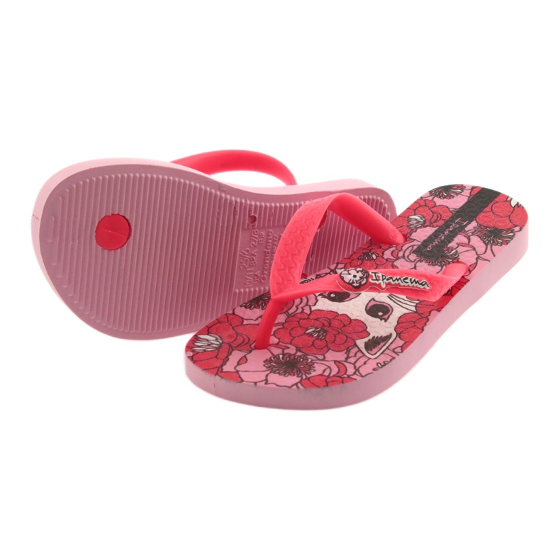 Ipanema Flip Flip delle ragazze rosso 5