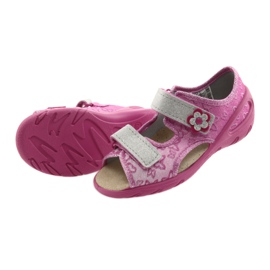 Scarpe per bambini Befado pu 065X123 grigio rosa 5