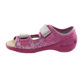 Scarpe per bambini Befado pu 065X123 grigio rosa 2