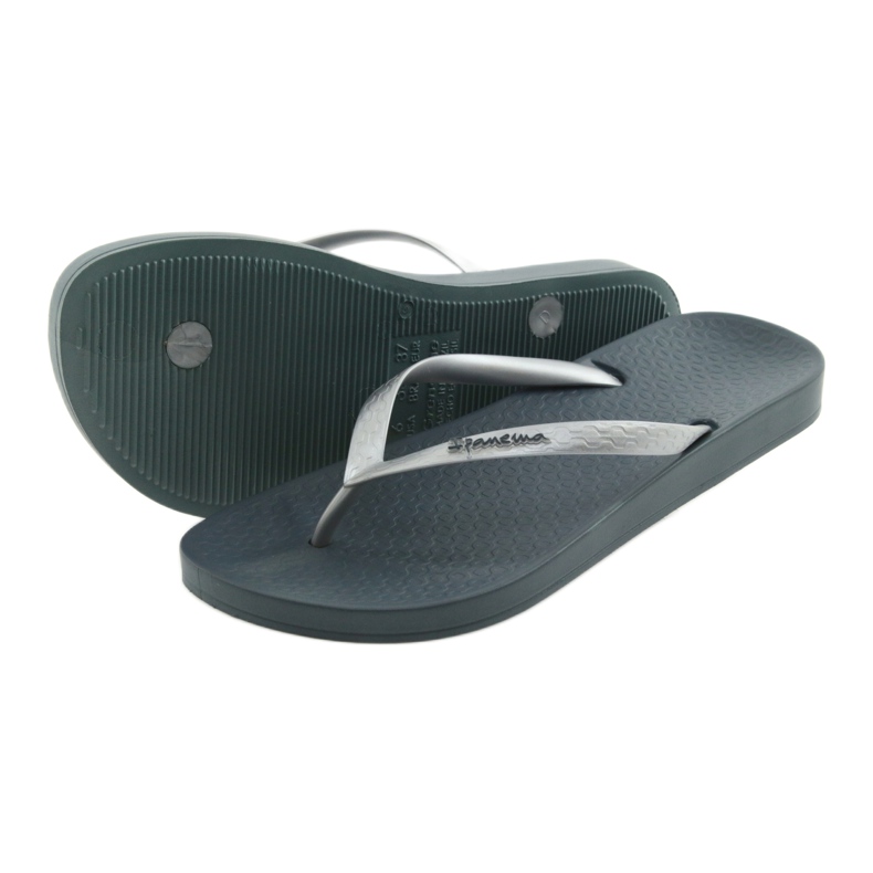 Infradito Ipanema 81030 per uso ricreativo grigio blu navy 4