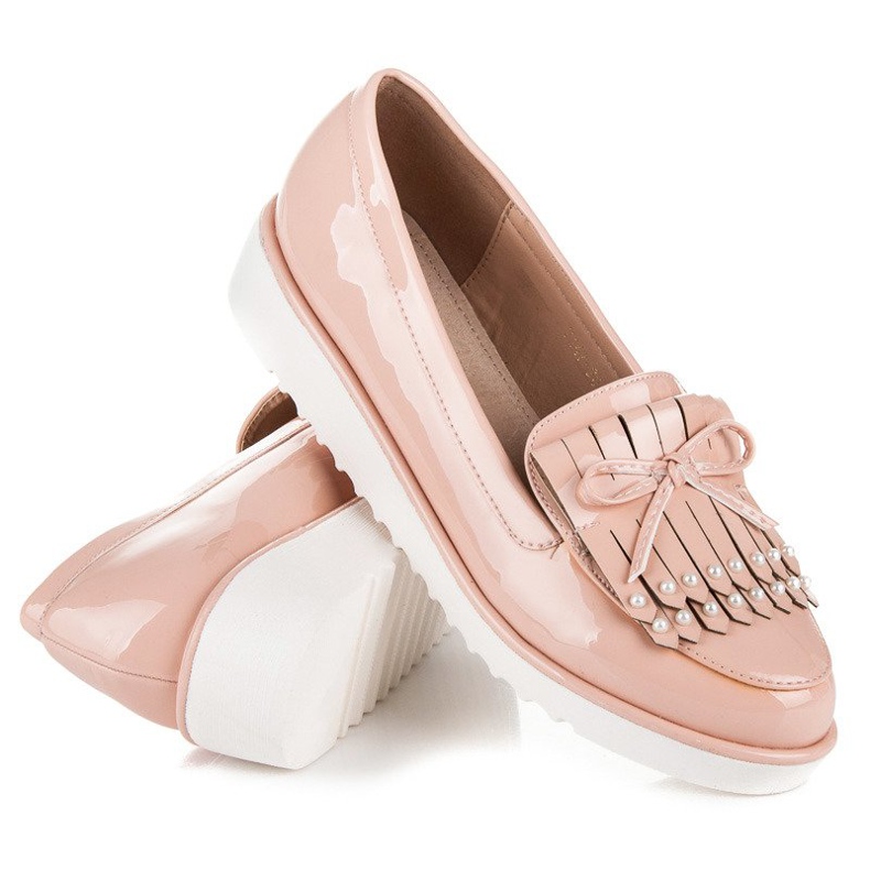 VICES Scarpe laccate a polvere rosa 1