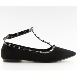 Ballerine con borchie nero 127-13 nero II-GAT 1