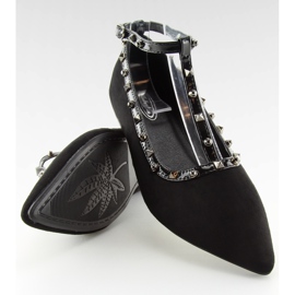 Ballerine con borchie nero 127-13 nero II-GAT 2