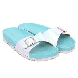 Blu BG27P Pantofole blu benzina 1