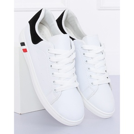 Sneaker da donna in bianco e nero BL147P Nero II-GAT 1