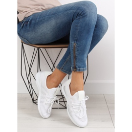 Scarpe sportive bianche bianche II-GAT BK367 bianco 2
