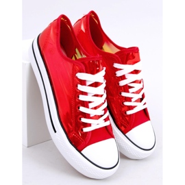 Rosso petrolio XL19P Sneakers rosse 1